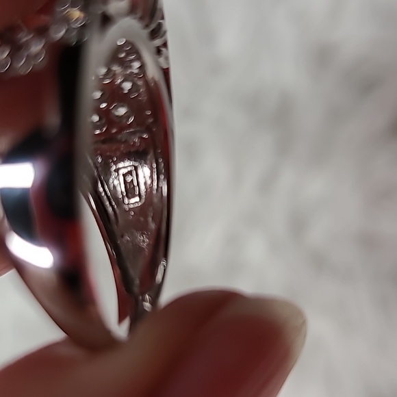 Emerald Cut Pink Sapphire Ring - Picture 12 of 15